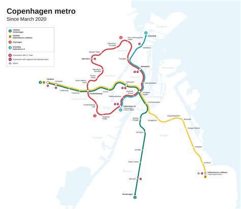 Copenhagen Metro – Metro maps + Lines, Routes, Schedules