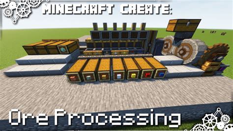 Minecraft Create: Ore Processing! - YouTube