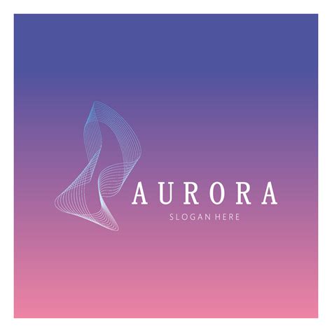 aurora logo design icon illustration vector template 24097706 Vector Art at Vecteezy