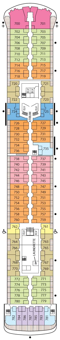 Seven Seas Voyager Deck Plans - Cruiseline.com