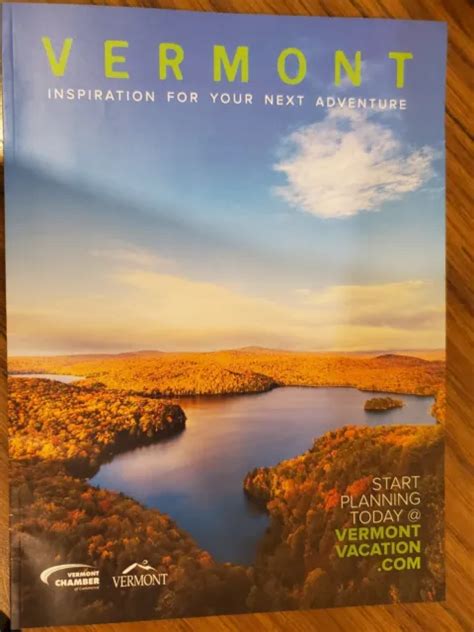 DISCOVER VERMONT! Road Map, Travel Guide, Byways and State Parks Guide 2023 $9.95 - PicClick