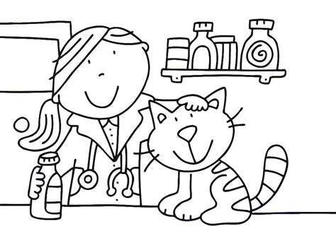 Veterinarian Coloring Pages - Free Printable Coloring Pages for Kids