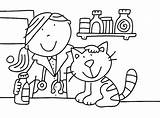 Veterinary Coloring Pages For Education sketch template