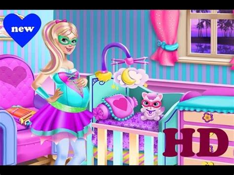 ♥ Super Barbie Games Super Barbie Pregnant Girl Game Episode ♥ - YouTube