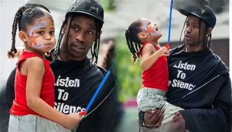 Inside Travis Scott, daughter Stormi Webster Father's day celebration