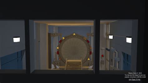 Stargate SG1- Gate Room WIP-1 by GateGirl86 on DeviantArt