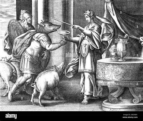 Odysseus And Circe Pigs