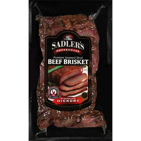 Sadler's Smokehouse Sliced Hickory Beef Brisket, 32 oz - Walmart.com