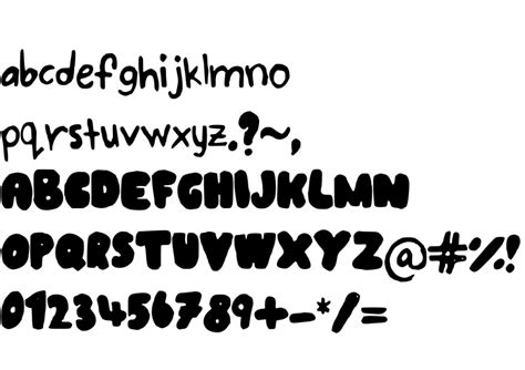 Writing font free download