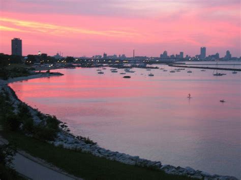 Bayview sunset | Favorite city, Milwaukee, Hometown