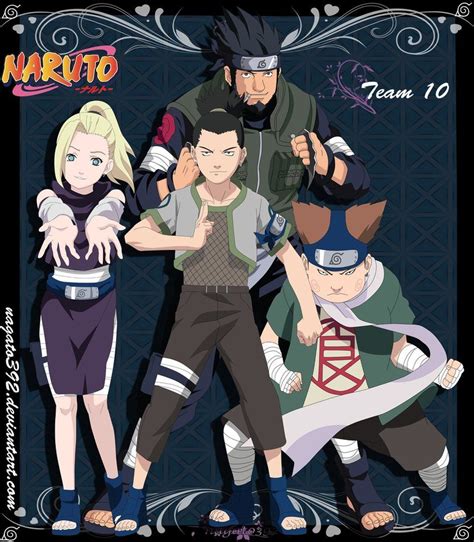 Team 10 by nagato392 | Naruto teams, Team 10 naruto, Naruto