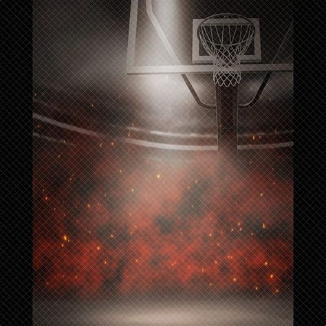 Basketball Sports Digital Backdrop – Hoop Sparks – Squijoo.com