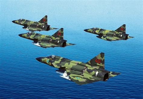 Swedish Viggen fly in formation. By Anders Nylen Air Fighter, Fighter Planes, Fighter Jets, Jet ...
