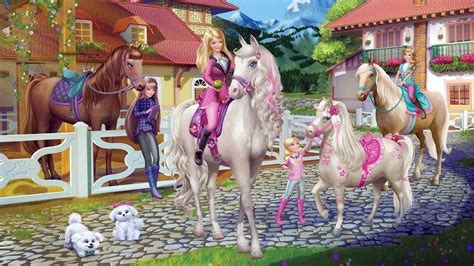 Barbie In A Pony Tale - Barbie And Her Sisters In A Pony Tale Wallpaper (36339246) - Fanpop