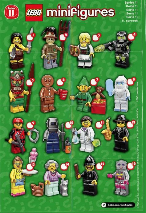 LEGO Minifigures Series 11 Figures Fully Revealed & Photos! 71002 ...