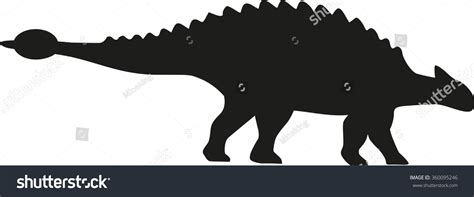 Silhouette ankylosaurus Images, Stock Photos & Vectors | Shutterstock