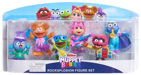 Disney Junior Muppet Babies Rocksplosion Set Mini Figure 6-Pack ...