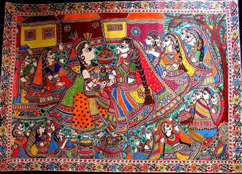 The Cultural Heritage of India: * Madhubani Paintings or Mithila Paintings of Bihar in India