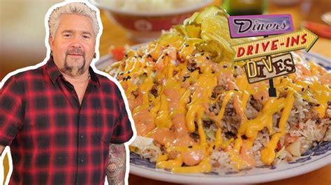 Guy Fieri Tastes CHEESEBURGER Fried RICE | Diners, Drive-ins and Dives ...