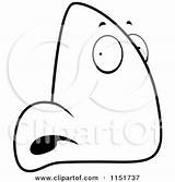 Nose Coloring Pages  Learny Kids sketch template