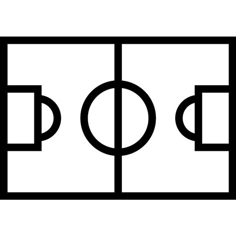 Football Field Vector SVG Icon - SVG Repo
