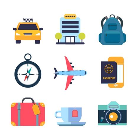 1+ Million Colorful Travel Icons Royalty-Free Images, Stock Photos ...