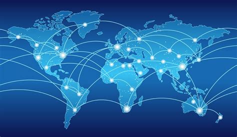 Seamless map of the global network system. 376072 Vector Art at Vecteezy