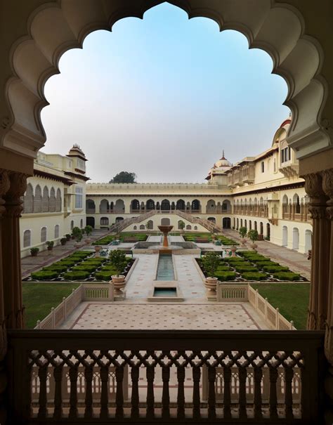 The Rambagh Palace India | Indian garden, Heritage hotel, Indian architecture