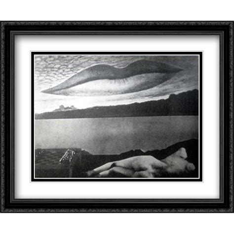 Observatory Time: The Lovers 2x Matted 34x28 Large Black Ornate Framed Art Print by Ray, Man ...