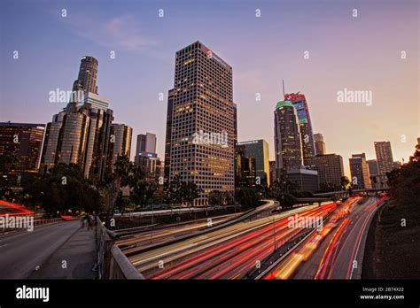 Los Angeles Skyline, California, USA Stock Photo - Alamy