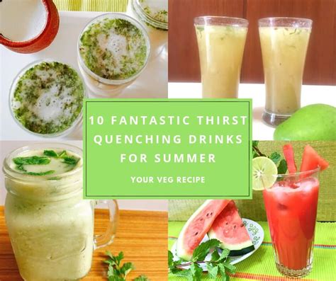 10 Fantastic Thirst Quenching Drinks for Summer | Your Veg Recipe | Veg ...