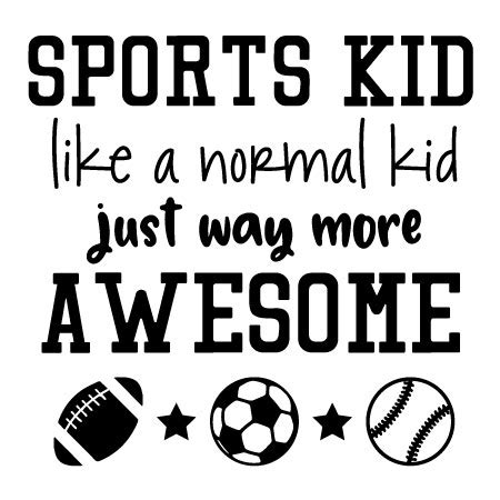 Sports Kid Wall Quotes™ Decal | WallQuotes.com