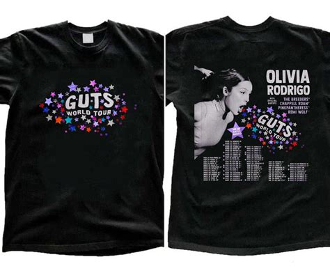 Olivia Rodrigo Guts World Tour 2024 2Sided Sweatshirt, Olivia Rodrigo Concert 2024 Merch ...