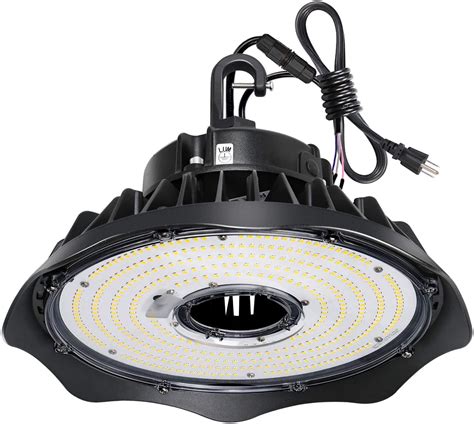 LED High Bay Light 150W 1-10V Dimmable 5000K 19,500lm UFO LED High Bay ...