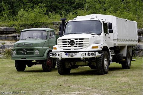 Old mercedes military truck