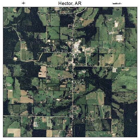 Aerial Photography Map of Hector, AR Arkansas