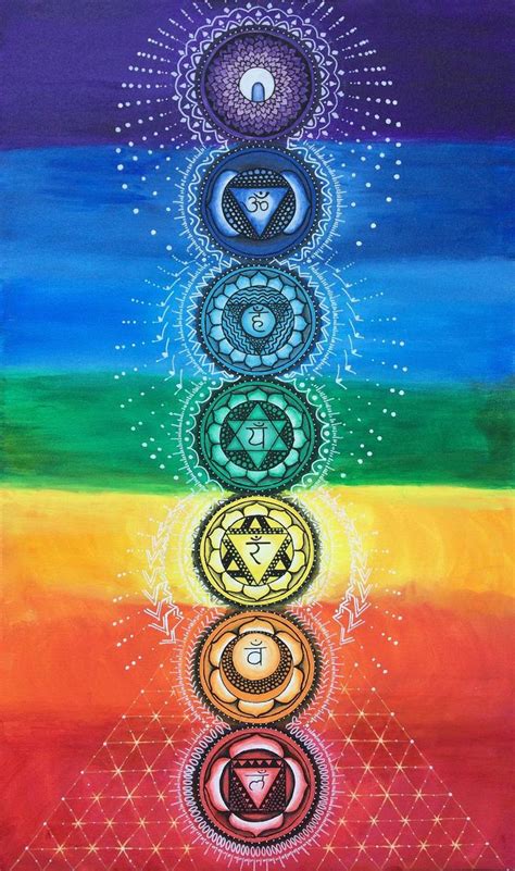 Print of Original Seven Chakras painting Divine healing | Etsy | Chakra ...