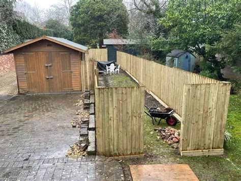 Neighbours fume as 'horrendous' fence put up by fellow resident in her part of garden ...