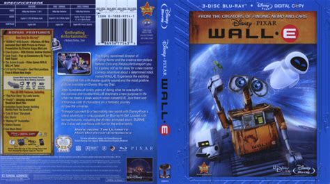 Wall E Blu-Ray DVD Cover (2008)