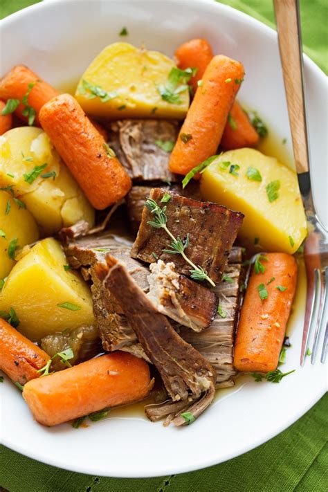 Best Ever Pot Roast with Carrots and Potatoes Recipe | Little Spice Jar