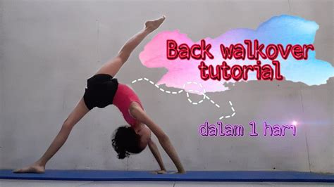 Back walkover tutorial - YouTube