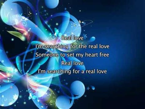 Mary J Blige - Real Love, Lyrics In Video - YouTube