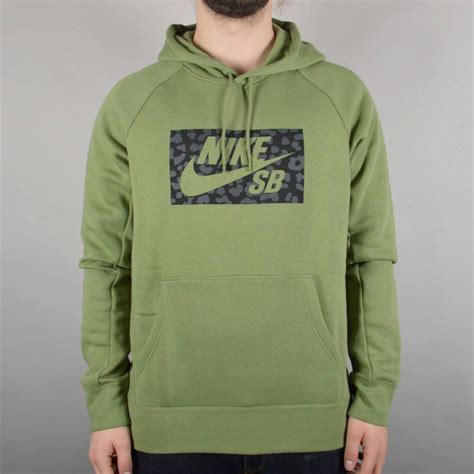 Nike SB Icon Pullover Hoodie - Palm Green/Black - SKATE CLOTHING from ...