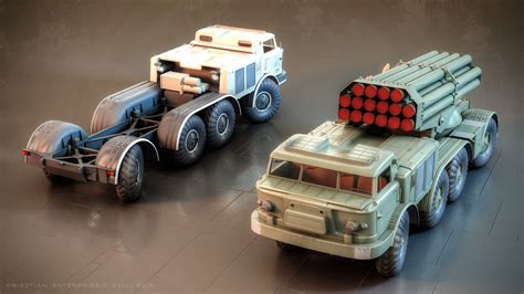 ZiL-135 base vehicle and 9P140 'Uragan' MLRS by Enterprise-E on DeviantArt