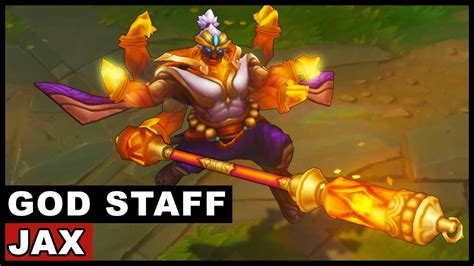 God Staff Jax Final Update Skin Spotlight League of Legends - YouTube