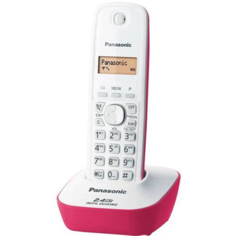 Buy Panasonic 2.4Ghz Cordless Phone Caller ID,Pink KX-TG3411BXP | توصيل ...