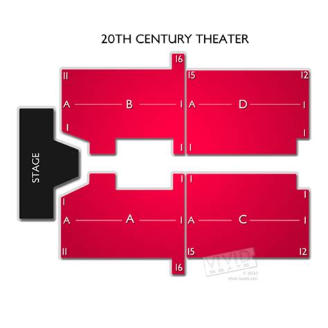 20th Century Theater Tickets – 20th Century Theater Information – 20th Century Theater Seating Chart