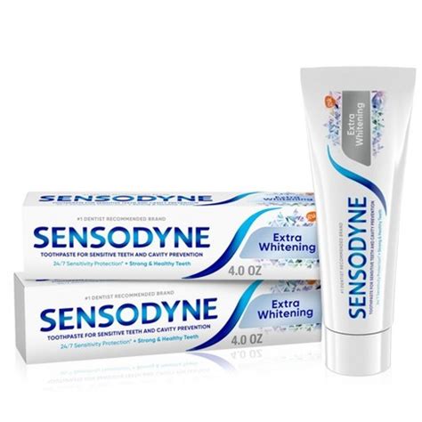 Sensodyne Extra Whitening Toothpaste - 2pk : Target