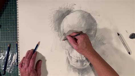 Skull with Shading - YouTube