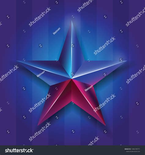 American Flag Star Vector Illustration Stock Vector (Royalty Free ...